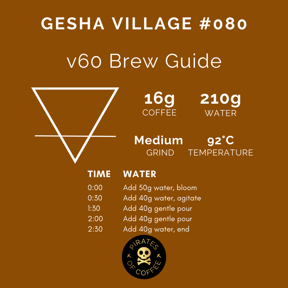 GESHA VILLAGE OMA #080: Ethiopia Natural Gesha 1931