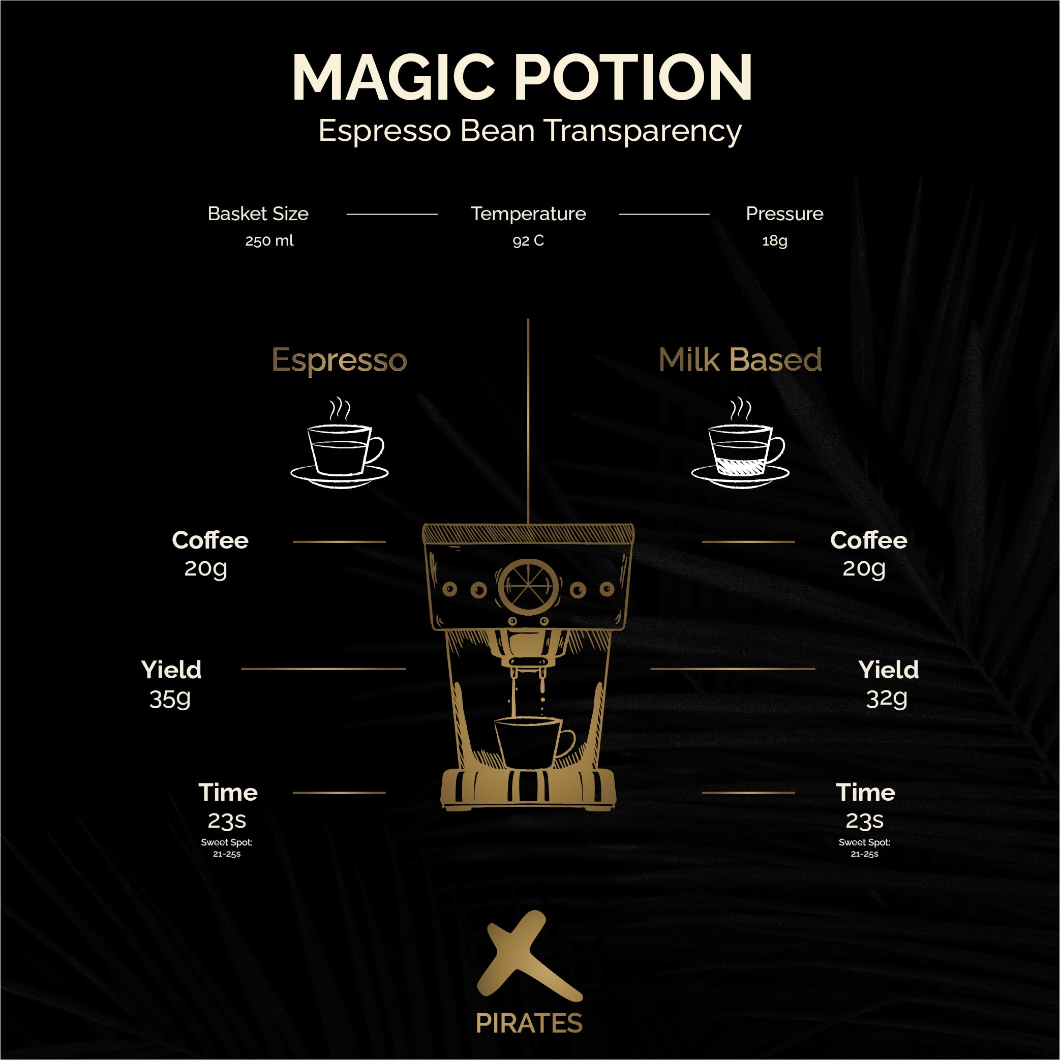 MAGIC POTION ESPRESSO: Colombia Honey Culturing