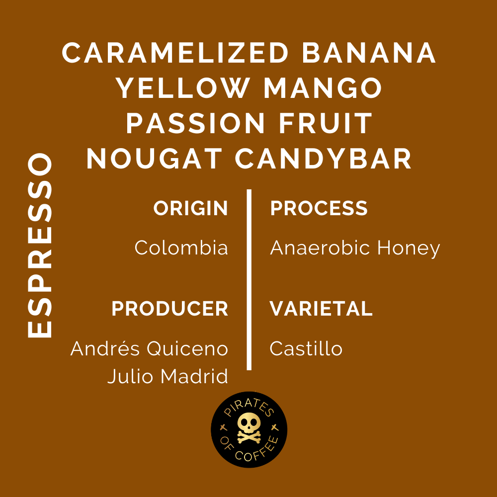SMOOTHIE ESPRESSO: Colombia Anaerobic Honey