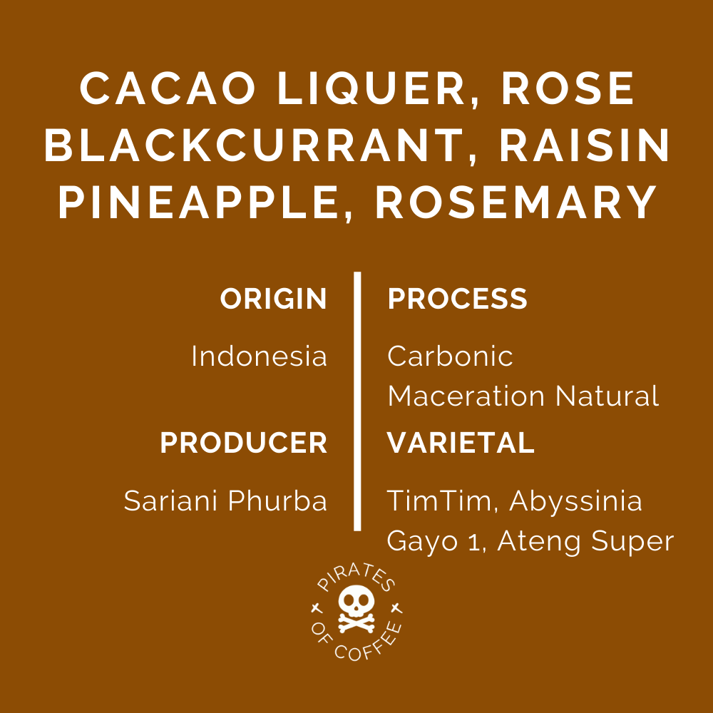 TREASURE OF INDONESIA: Carbonic Maceration Natural