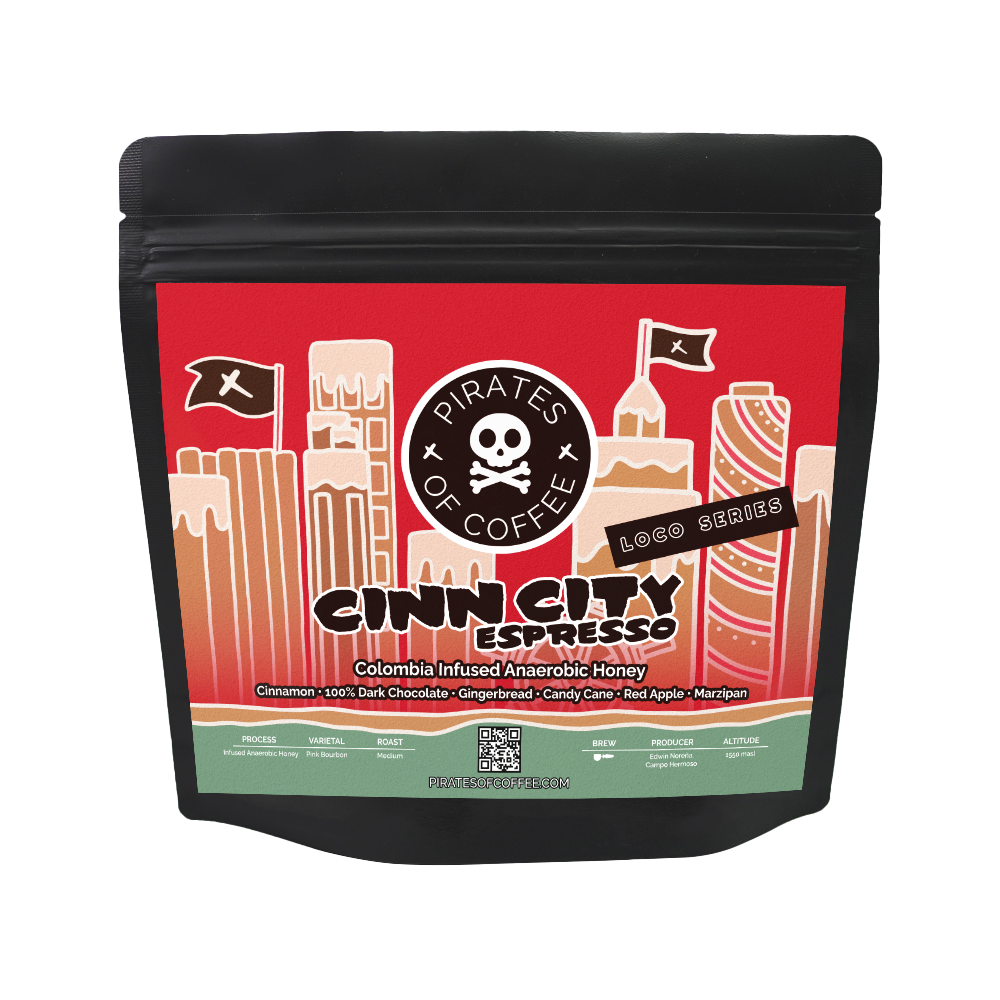 CINN CITY ESPRESSO: Colombia Infused Anaerobic Honey