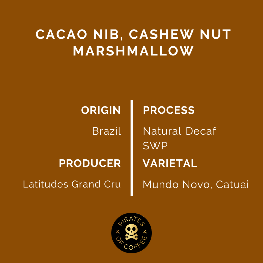 DECAF COCOA BOMB: Brazil Minas Gerais