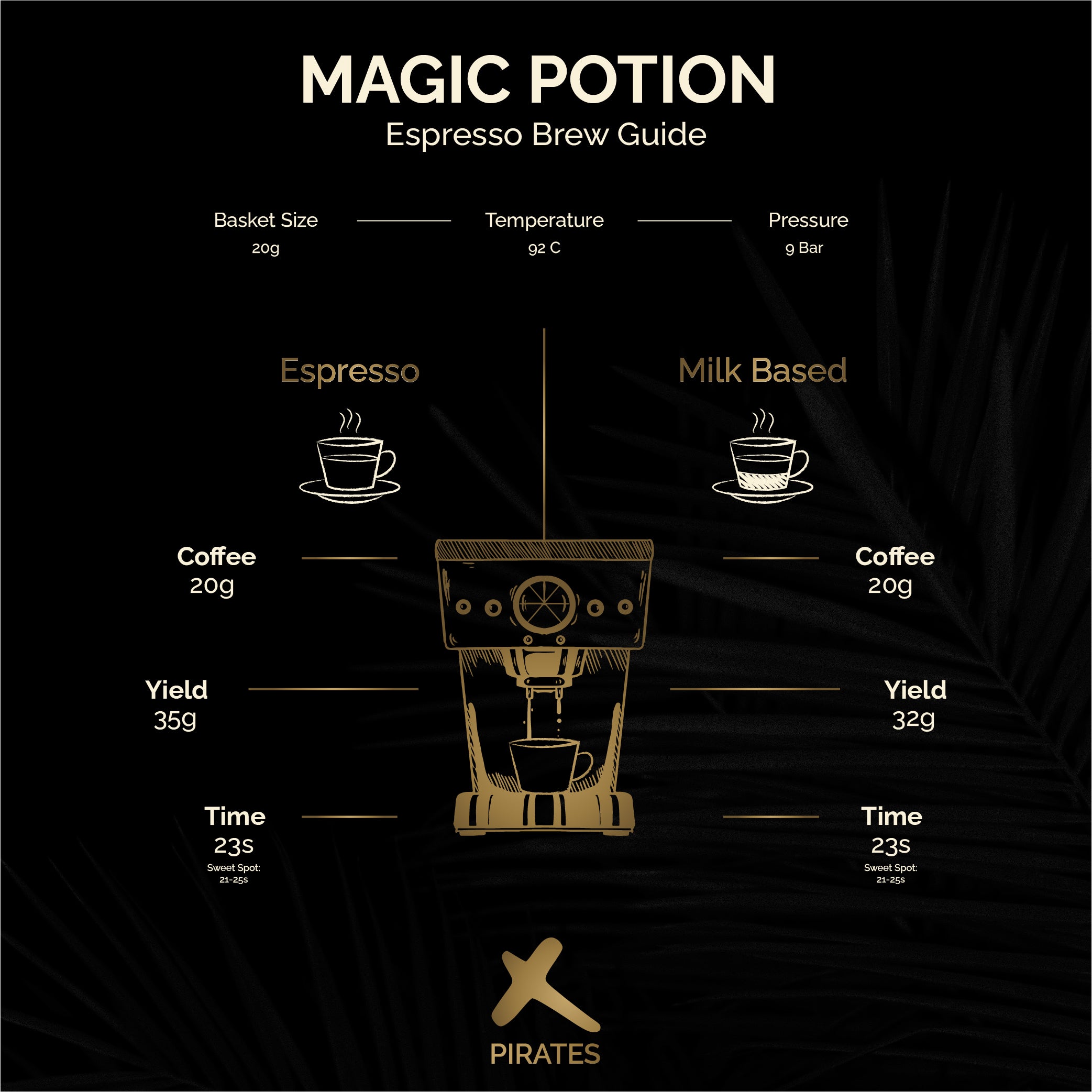 MAGIC POTION ESPRESSO: Colombia Honey Culturing