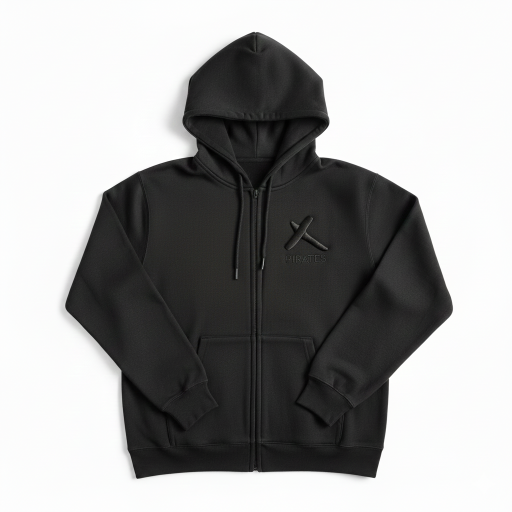 Embroidered Stealth Hoodie