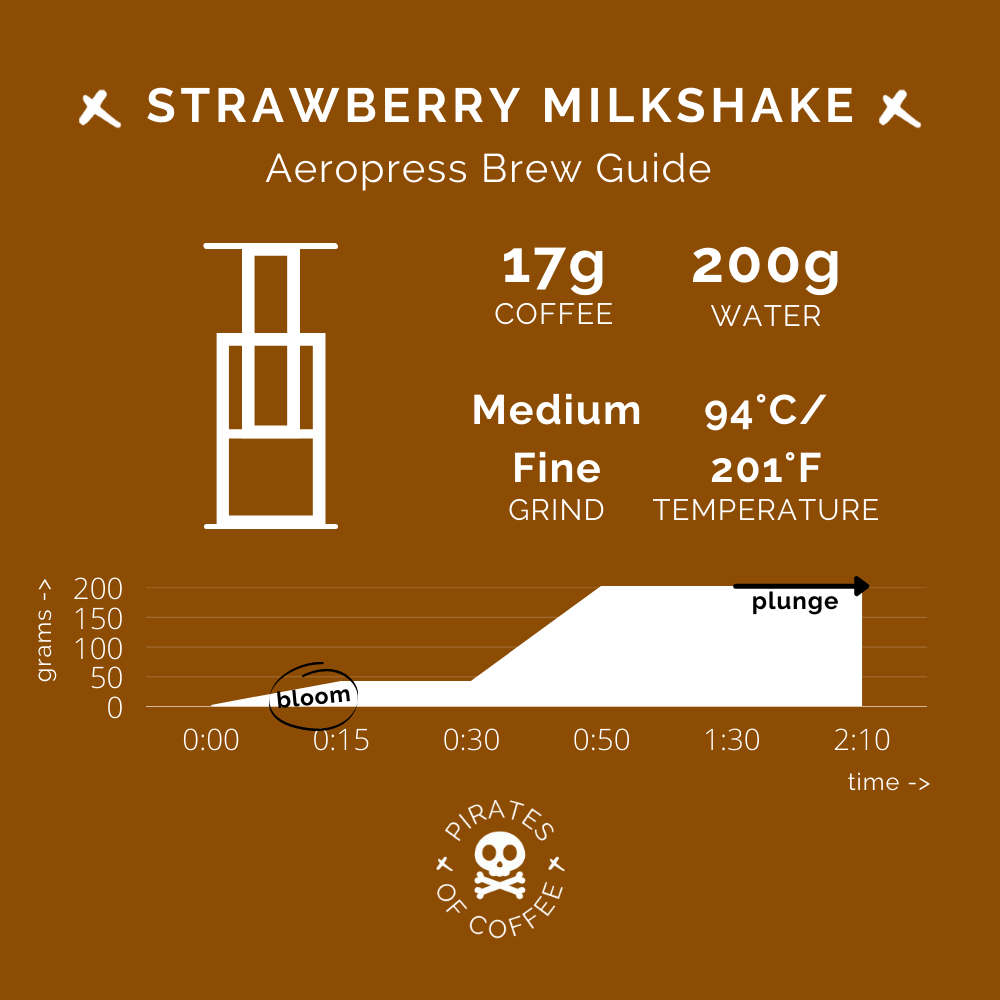 STRAWBERRY MILKSHAKE: Brazil Natural/Honey