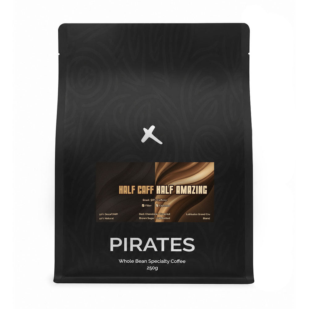 HALF CAFF HALF AMAZING: Brazil 50% Caffeine